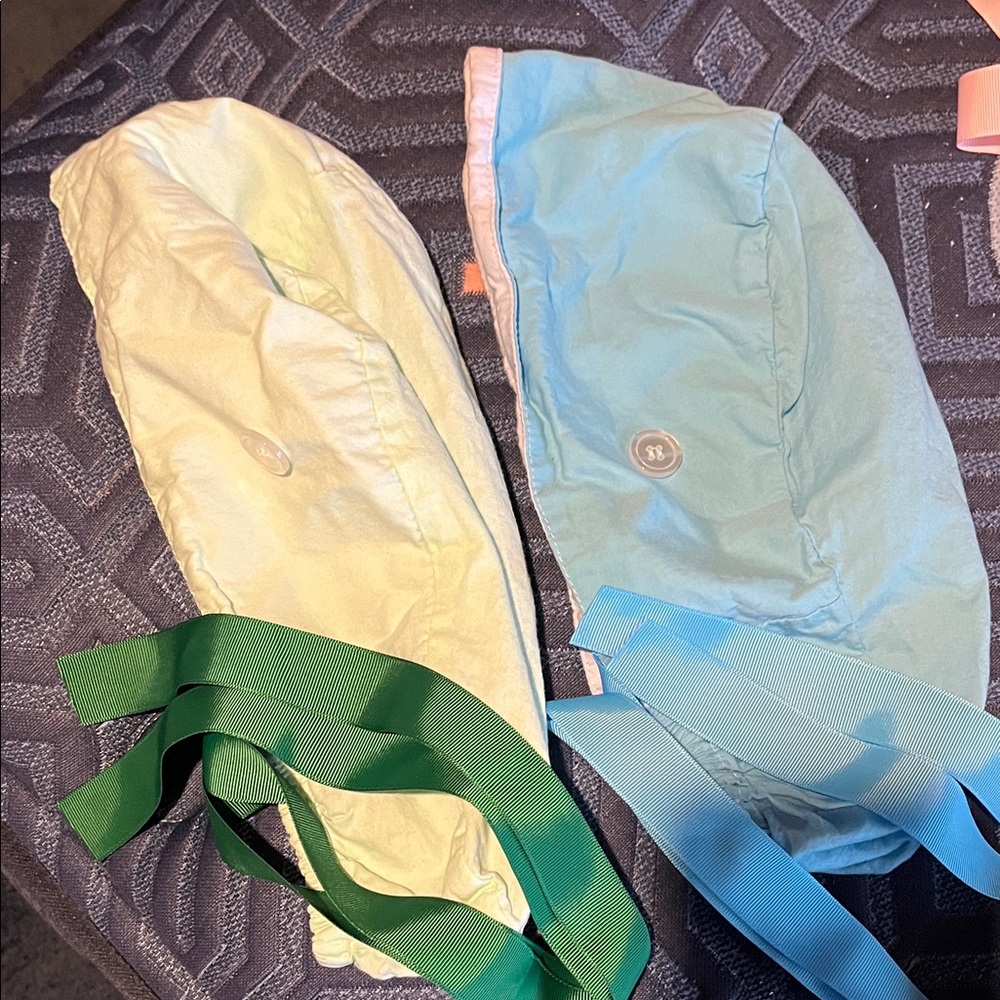 Light Blue and PaleGreen Surgical Bouffant Caps